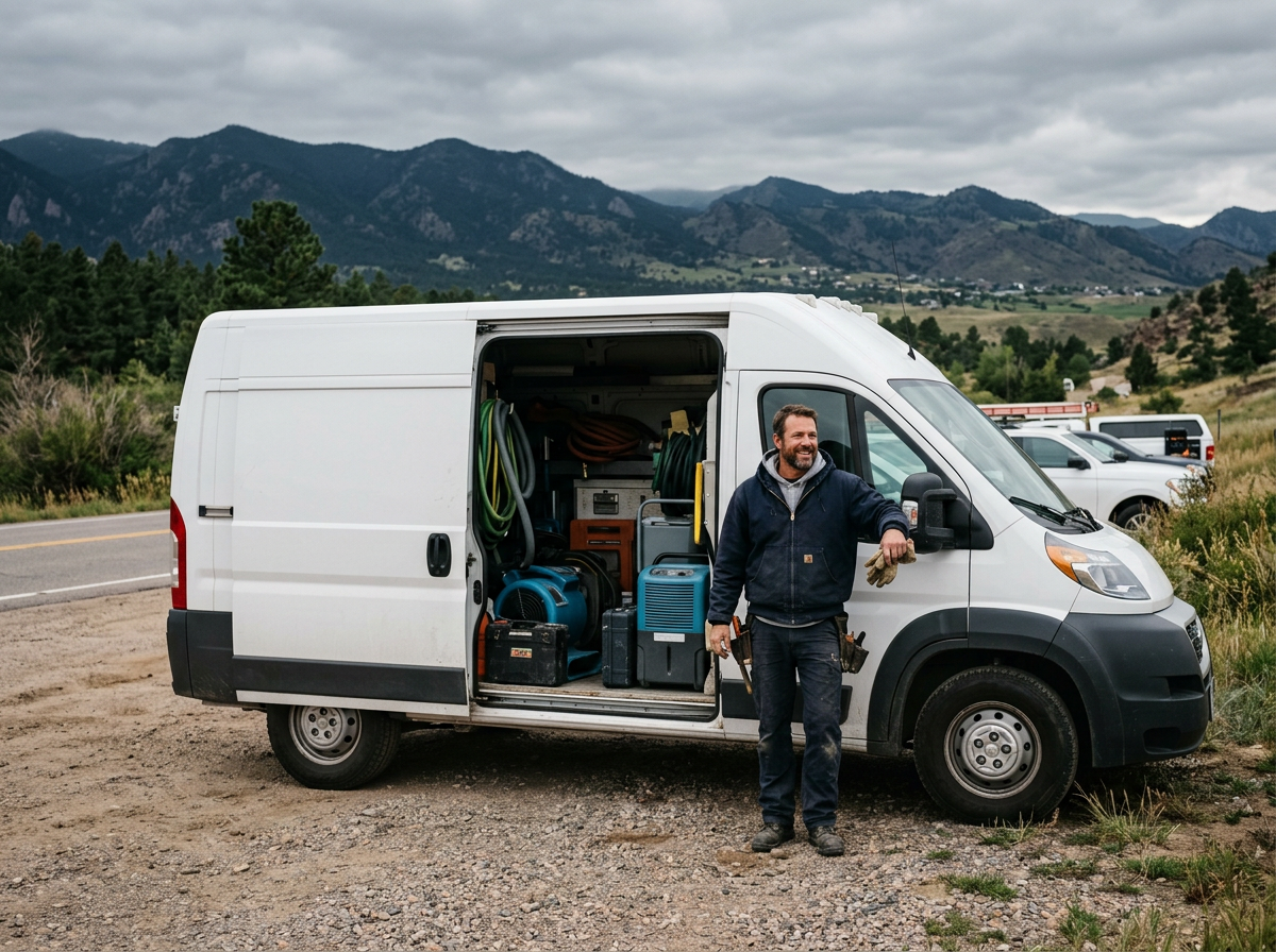 The Denver Water Extraction team at work in Denver