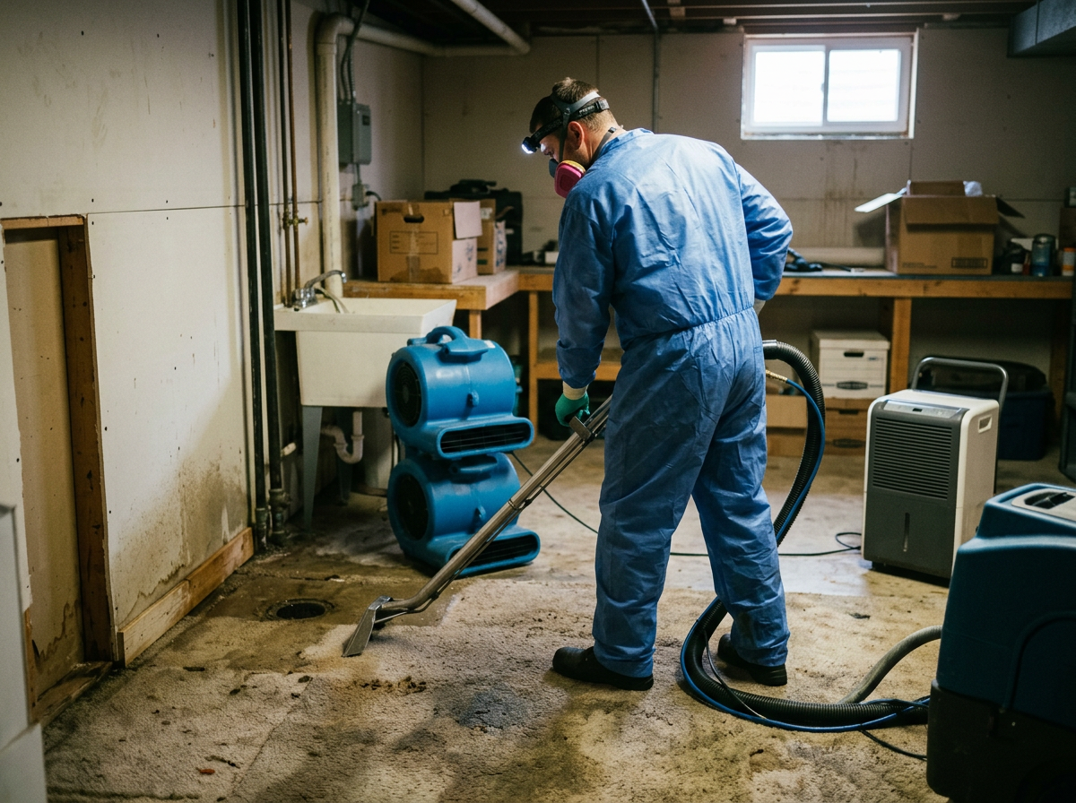 Sewage Backup Cleanup in Denver